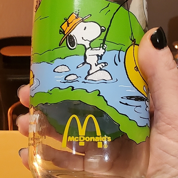 1983 Vintage Mcdonalds Camp Snoopy Collection. Set Of 4 Glasses. - Picture 6 of 16